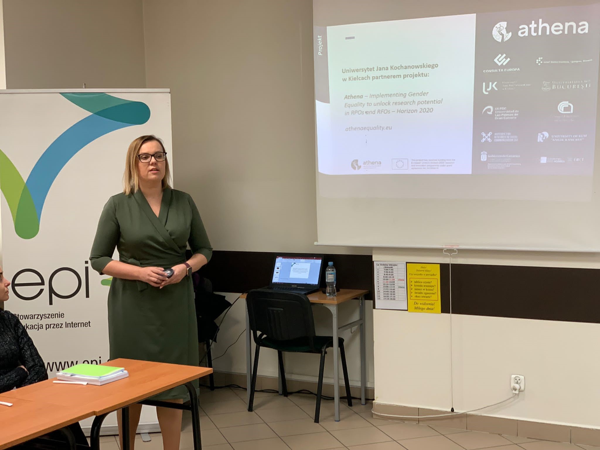 “Diversity and equality in schools and universities – How to approach the Gender Equality Plan?” was the topic of Joanna Rudawska’s presentation at the Jan Kochanowski University of Kielce