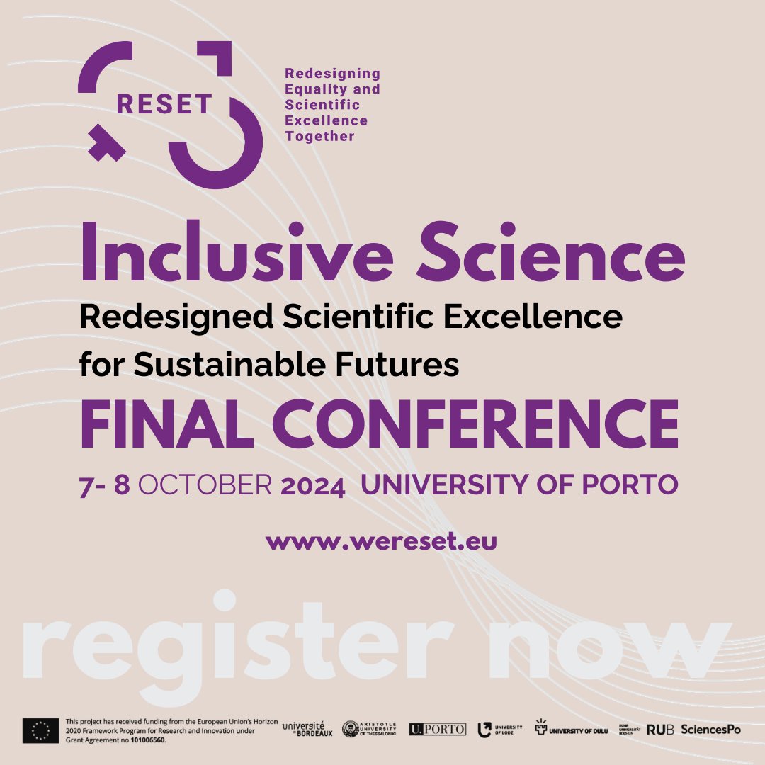 Inclusive Science – RESET final conference
